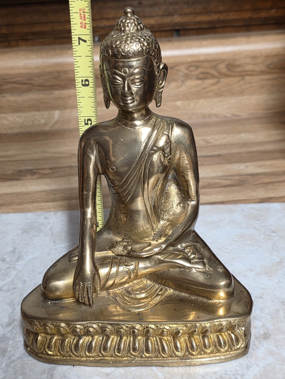 Vintage  Brass Buddhism Tibetan Buddha Figure